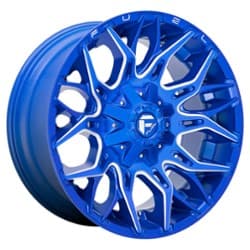 Fuel Twitch D770 20x9 6x135/6x139.7 1 ET 106.1 CB Anodized Blue Milled