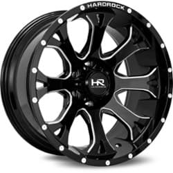 Hardrock Offroad H505 BloodShot XPosed 20x12 5x127 -44 ET 78.1 CB Gloss Black Milled