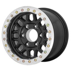 KMC KM234 Grenade Desert Beadlock 17x8.5 6x139.7 0 ET 108 CB Satin Black