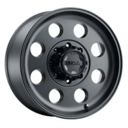 Ultra 164 19.5x7.5 8x165.1 0 ET 125.2 CB Satin Black with Satin Clear-Coat