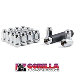 Gorilla Lug Nuts - 1 Set For 4 Wheels