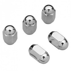 Yearone Caps-Accessories - Mr Gasket 7/16 Chrome Lug Nut Set