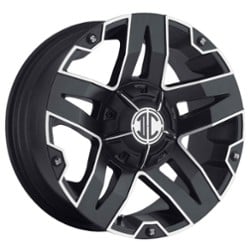 2Crave NX5 18x9 6x135/6x139.7 0 ET 78.3 CB Satin Black Machined