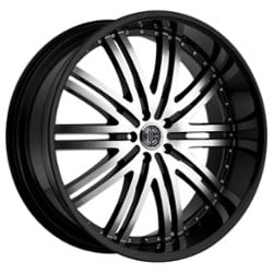 2Crave Number 11 24x10 6x135 30 ET 87 CB Gloss Black Machined