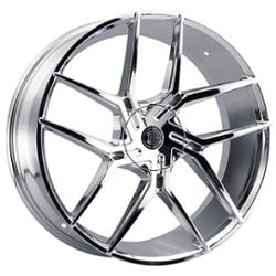 2Crave Number 51 22x9 5x112/5x114.3 38 ET 74.1 CB Chrome