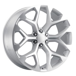 2Crave Replica RT8 24x10 6x139.7 24 ET 78.1 CB Silver Machined Face