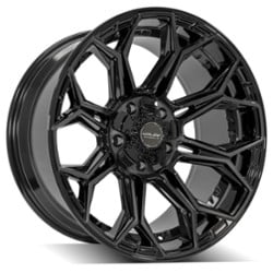 4Play 4P83 24x12 6x135/6x139.7 -44 ET 106.1 CB Brushed Black