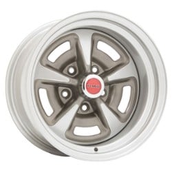 Wheel Vintiques 60 Series Pontiac Rallye II 15x7 5x120.65 0 ET 73.1 CB Silver