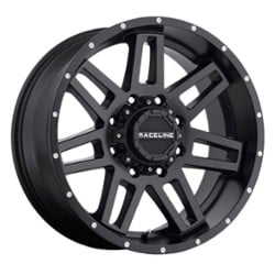 Raceline 931B Injector 16x8 5x114.3 0 ET 78.1 CB Black