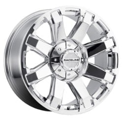 Raceline 936C Throttle 17x9 8x170 0 ET 125.2 CB Chrome