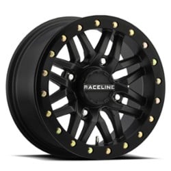 Raceline A91B Ryno Beadlock 14x7 4x137 0 ET 132 CB Black