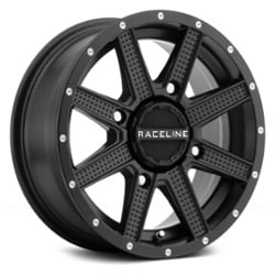 Raceline A92B Hostage ATV/UTV 12x7 4x110 10 ET 83.8 CB Black