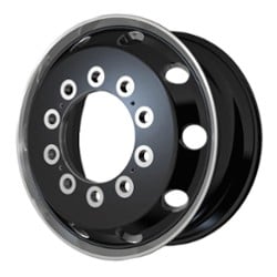 ATX AO404 Journey Front 22.5x12.25 10x11.25 119 ET 220.1 CB Gloss Black with Polished Lip-Front