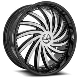 Azara AZA 508 26x9.5 5x115/5x120 15 ET 78.1 CB Gloss Black Machined