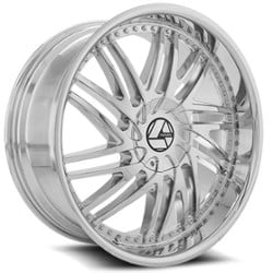 Azara AZA 509 24x9 Blank 5 Lug/Blank 6 Lug 18 ET 78.1 CB Chrome