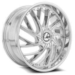 Azara AZA 516 24x9 6x135/6x139.7 25 ET 87.1 CB Chrome