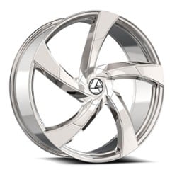 Azara AZA 524 26x9.5 Blank 5 Lug/Blank 6 Lug 15 ET 78.1 CB Chrome