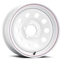 Allied Wheel 27 Mod 12x4 4x101.6 0 ET 71.6 CB White