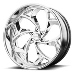 American Racing VF521 17x7 -12 to 25 ET 72.6 CB Polished