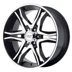 American Racing AR893 Mainline 17x8 5x114.3 25 ET 72.56 CB Gloss Black Machined