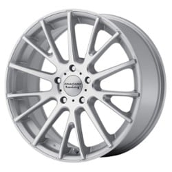 American Racing AR904 16x7 5x114.3 40 ET 72.56 CB Bright Silver / Machined Face