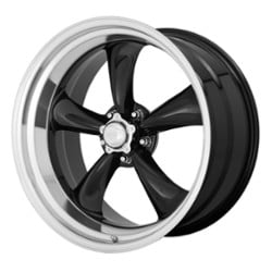 American Racing VN315 Torq Thrust II 1PC 22x11 5x127 18 ET 83.1 CB Gloss Black Machined Lip