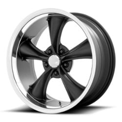 American Racing VN338 Torq Thrust Boss 18x8 5x120.65 2 ET 72.56 CB Textured Black with Diamond Cut Lip