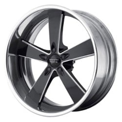 American Racing VN472 Burnout 18x11 -63 to 76 ET 72.6 CB Black Polished