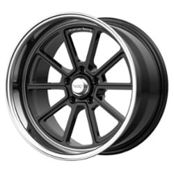 American Racing VN510 Draft 18x8 5x120.65 0 ET 72.56 CB Gloss Black Diamond Cut Lip