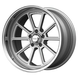 American Racing VN510 Draft Vintage 18x8 5x114.3 0 ET 72.56 CB Silver Diamond Cut Lip