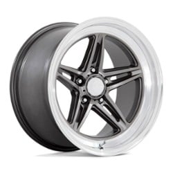 American Racing VN514 Groove 18x8 5x114.3 0 ET 72.56 CB Anthracite w/Diamond Cut Lip