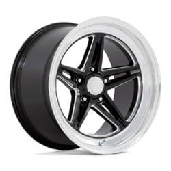 American Racing VN514 Groove 18x8 5x114.3 0 ET 72.56 CB Gloss Black Milled w/Diamond Cut Lip