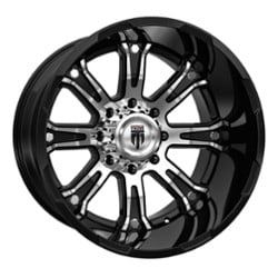 American Truxx AT154 Bomb 20x12 6x135 -44 ET 87.1 CB Black/Machined