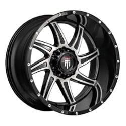 American Truxx AT162 Vortex 24x14 5x127 -76 ET 78.1 CB Black/Machined