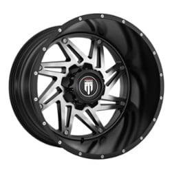 American Truxx AT165 Warrior 20x10 5x127/5x139.7 -24 ET 78.1 CB Black/Machined