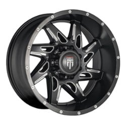 American Truxx AT183 Spyder 20x10 8x170 -24 ET 125.2 CB Black/Milled