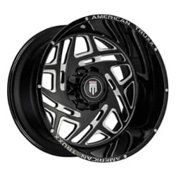 American Truxx AT1904 Cosmos 20x12 5x139.7/5x150 -44 ET 110.5 CB Black/Milled