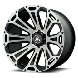 Asanti AB813 Cleaver 22x10 8x170 -12 ET 125.5 CB Black / Brushed