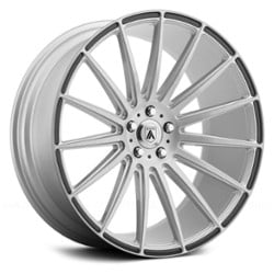 Asanti ABL-14 Polaris 20x10.5 5x120 38 ET 74.1 CB Brushed Silver with Carbon Fiber Insert