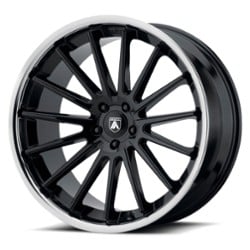 Asanti ABL-24 Beta 20x10.5 5x112 38 ET 72.56 CB Gloss Black Chrome Lip