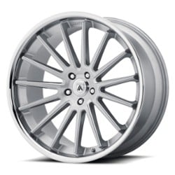 Asanti ABL-24 Beta 20x10.5 5x115 20 ET 72.56 CB Brushed Silver Chrome Lip