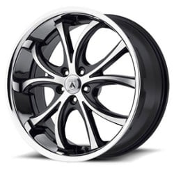 Asanti ABL-08 Elektra 22x10 5x120 35 ET 74.1 CB Machined Face with SS Lip