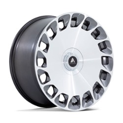 Asanti ABL-45 20x9 Blank 5 Lug/Blank 6 Lug 15 ET 72.56 CB Gloss Platinum w/Machined Face