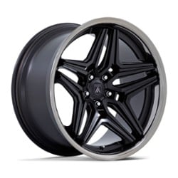 Asanti ABL-46 Duke 20x9 Blank 5 Lug/Blank 6 Lug 15 ET 72.56 CB Satin Black w/DDT Lip