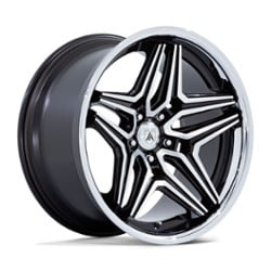 Asanti ABL-46 Duke 20x9 Blank 5 Lug/Blank 6 Lug 15 ET 72.56 CB Gloss Black Machined