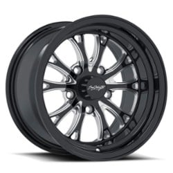 Boyd Coddington Bristol 15x8 5x114.3 0 ET 83.1 CB Black w/Milled Spokes