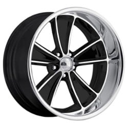 Boyd Coddington Speedster 17x7 5x120.65 0 ET 73.1 CB Gloss Black / Machined Face / Diamond Lip