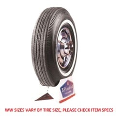 BFGoodrich Silvertown Bias Ply F Narrow 560-13 SL WW