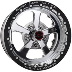 Billet Specialties Dominator Double Bead Lock 15x10 -38 ET 61 CB Polished