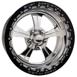 Billet Specialties Fineline LT Single Bead Lock 17x8 -50 to 55 ET 73 CB Polished